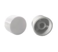 Replacement Dimmer Switch Knob - Spare Universal Knob for D-shaped spindles (1, Matt White (Plastic))