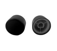 Replacement Dimmer Switch Knob - Spare Universal Knob for D-shaped spindles (2, Matt Black)