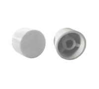 Replacement Dimmer Switch Knob - Spare Universal Knob for D-shaped spindles (4, Matt White (Plastic))