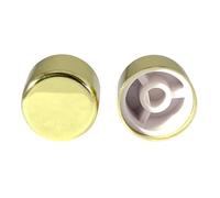 Replacement Dimmer Switch Knob - Spare Universal Knob for D-shaped spindles (4, Polished Brass)