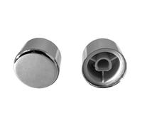 Replacement Dimmer Switch Knob - Spare Universal Knob for D-shaped spindles (4, Polished Chrome)