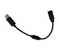 Replacement Dongle USB Controller Breakaway Cable Cord Game Controller Adapter for Xbox 360 PC Wired Controller Rock Band and Guitar Hero - Black