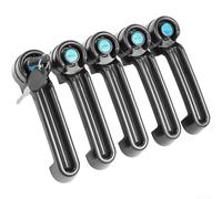 Replacement Door Handle For Electric Tricycles With Aluminum Lock Core And ABS Construction, Designed To Withstand Outdoor Conditions(Black Five)