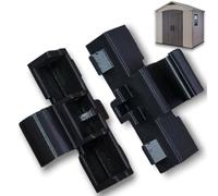 Replacement Door Hinges for Keter Factor Shed - Check Fit with Photos & Dimensions - Shed Door Hinge Repair Part - Set of 2 - UK Made DIY Best Buy®