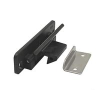 Replacement Door Holder Catch for RV Exterior Doors, ABS Nylon Trailer Door Stopper Suitable for Camper and Commercial Vehicles (black)