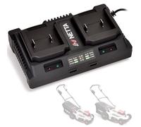 Replacement Double Dock Charger for NETTA Lawnmower, Only Compatible with NETTA 20V & 40V Lawnmower