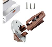 Replacement Drawer Guide Kit, Undermount Drawer with Sliding Stop, Drawer Replacement Part Track Guides for Drawers Outside the Cabin, Buffet Table, Retro Kitchen Cabinet