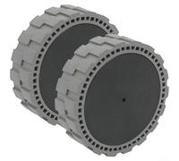 Replacement Drive Wheel for ECOVACS X1, for T10 Turbo & for OMNI Series Robot Vacuums, Rubber Main Caster Tire for Accessories for Easy Installation and Smooth Navigation (Pair)(A pair)