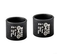 Replacement DU bushing with stainless steel shaft for mountain bike rear shock absorber to prevent frame weight issues and noise