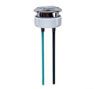 Replacement Dual Flush Toilet Button for GEBERIT Tanks Featuring Adjustable ABS Push Rod and Plastic Construction (48mm)