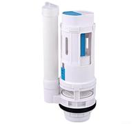 Replacement Dual Flush Valve for Split Toilet Tank Made from ABS Plastic Featuring Adjustable Flush Volume for Water Saving and Standard Fit (Split 18.5CM)