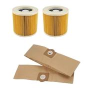 Replacement Dust Bag Filter，Compatible For Karcher，WD3 Premium WD3200 WD 3300 MV3 Accessories A2004 A2054 Vacuum Cleaner Spare Parts