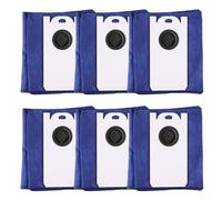 Replacement Dust Bags 4 6L for bObsweep Pet Robot Vacuum, Disposable 3 or 6 Piece Set Supporting up to 100 Days of Use (6 PACK)