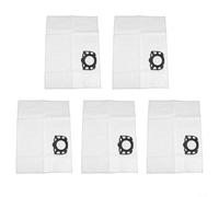 Replacement Dust Bags 5 Pack for Karcher 28633140 KFI 357 for KA 40 WD2 Plus WD3 WD3s SE4001 SE4002 Efficient Vacuum Bag Set for Cleaning Devices Quick Change Design Maintains Peak Performance