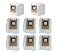 Replacement Dust Bags for Eufy E28 Omni/E25 Omni Robot Vacuum Replacement Vacuum Bags 3L Large Capacity Disposable Bag 4-Layer Replcement Bags (8 PCS)