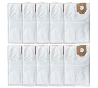 Replacement Dust Bags for Karcher CV30 CV38/2 Vacuum Cleaners - 10pcs Non-Woven Fabric Filters Heavy Duty Tear Resistant Wet Dry Bags