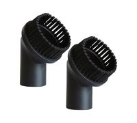 Replacement Dust Brush for Nilfisk and Dry Vacuum Cleaner, Round Head with 36mm Diameter, Vacuum Cleaner Dust Brush Attachment for Multi II Buddy II Attix Series for AERO Models (2-Pack)