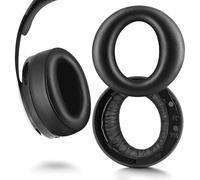 Replacement Ear Cushions for Sony PS5 Pulse 3D Headset, Memory Foam with Vegan Leather, Black