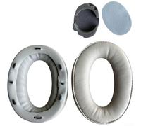Replacement Ear Cushions for Sony WH-1000XM2 MDR-1000X - Soft Protein Leather Headphone Pads Extra Thick Comfort Fit(White)