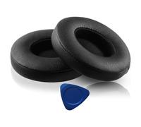 Replacement Ear Pad Cover Compatible with Monster Beats By Dr Dre Solo 2 Solo 2.0 Solo 3 Wireless Headphones with Soft Protein Leather (Black)