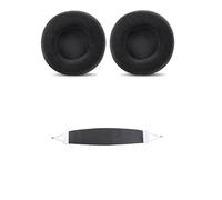 Replacement Ear Pads and Headband for SteelSeries Siberia V1, V2, V3 Prism, Ergonomic Design, Isolation and Comfort, Flannel + Protein Leather