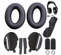 Replacement Ear Pads and headpad for Bose Aviation A20 Headset, Ear Cushions with Soft Protein Leather, High-Density Noise Isolation Foam (1 Set)