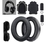 Replacement Ear Pads and headpad for Bose Aviation X A10 Headset, Ear Cushions with Soft Protein Leather, High-Density Noise Isolation Foam