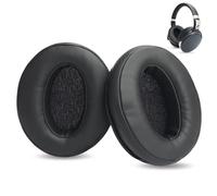 Replacement Ear Pads are Compatible with Sennheiser HD4.50BT HD4.50BTNC HD4.40BT HD 400S HD 350BT Headphones, Made of Smooth Protein Leather and Memory Sound Insulation Foam (Black)