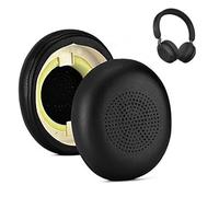 Replacement Ear Pads Compatible for Jabra Evolve2 65/Elite 45H Headphone, On-Ear Wireless Replacement Headset Ear Cushion, Soft Memory Foam with Artificial Leather, Noise Isolating Earpad, Black