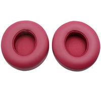 Replacement Ear Pads Compatible with Beats by Dre Solo3/Solo2 Wired/Wireless A1796/B0534 Headphones Ear Pads (Deep Brick red)