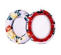 Replacement Ear Pads Compatible with Beats Studio 2 & 3 Wired/Wireless/Model B0501 B0500 Headphones, Protein Leather and Memory Foam, White Flower