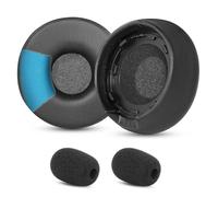 Replacement Ear Pads Compatible with Jabra Engage 55/65/75 Stereo Version Headset Earpads with Softer Protein Leather