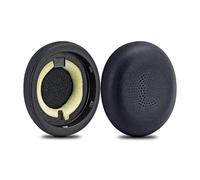 Replacement Ear Pads Compatible with Jabra Evolve2 65/Elite 45h Headphones, Earpads Replacement for Jabra Elite 45h/Evolve2 65, Softer Leather (Black)
