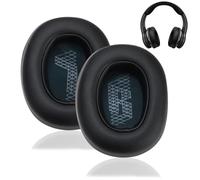 Replacement Ear Pads Compatible with JBL Live 650BTNC / 660BTNC, 1 Pair Memory Foam Ear Cushions, Soft Protein Leather Headphone Earpads, Black
