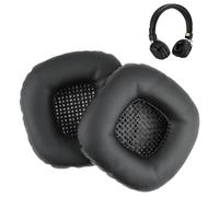 Replacement Ear Pads Compatible with Marshall Major II, Major I and Marshall Major 4, Sponge and PU Leather Earbuds for Optimal Comfort (1 Pair, Black)