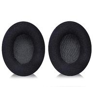 Replacement Ear Pads Compatible with Sennheiser HD200 Pro Headphones Made of Soft Flannel and Memory Foam Replacement Ear Pads for Repair Accessories (Black)