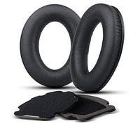 Replacement Ear Pads Cushion for Bose Aviation A20/A10 Headset, Durable Leather with Slow Rebound Memory Foam-(Black)
