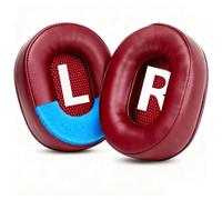 Replacement Ear Pads Cushions Compatible with Harman Kardon Fly ANC Headphones Earpads with Protein Leather Accessories (Red)