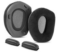 Replacement Ear Pads Cushions Compatible with Sennheiser HDR165 HDR175 RS165 RS175 Headset Headphones Earmuffs (Velvet+Headband)
