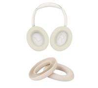 Replacement Ear-Pads Cushions for Anker Soundcore Space Q45 Headphones, Anti-Scratch, Washable Protective,Silicone Cover Comfortable Fit with Dustproof Mesh for Headphones Ear Pads,(Rice White)