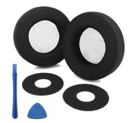 Replacement Ear Pads for AKG Q701/K601/K701/K702/K612 Pro/K712 Pro, Ear Pads with Soft Memory Foam and Breathable Mesh, Headphone Pads Replacement with High Density Noise Isolation (Black)