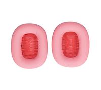 Replacement Ear Pads for Apple Max, Comfortable Protein Leather Ear Cushions with Slow Rebound Sponge, Magnetic Attachment, Skin Friendly Headphone Accessories for Extended (Pink)