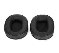 Replacement Ear Pads for ATH - MSR7 M40X M50X, Soft Breathable Headphone Ear Cushions with Memory Foam and PU Leather, Comfortable Long - Wear Design for Audio Professionals and Da (Black)
