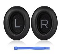 Replacement Ear Pads for Bose QuietComfort Ultra - Memory Foam & Protein Leather Compatible with Bose QC Ultra Headphones Noise Isolating Comfort Black