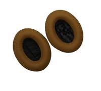 Replacement Ear Pads for Headphones,Breathable Mesh,Khaki Black | Premium leather,durable,noise reduction,easy install,compact,lightweight,color matching,fits QC35