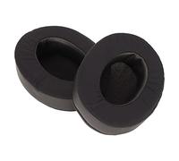 Replacement Ear Pads for HM5, Headphone Ear Cushions, Noise Insulation Soft Comfortable Thickened Earpads with Premium Plush Cloth and Leather, Easy to Install for Enhanc (Black Gel Style)