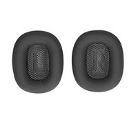 Replacement Ear Pads for IOS Earbuds Max, Headphones Ear Cushions, Skin Friendly Protein Leather with Slow Rebound Sponge, Enhanced Bass Performance Earphone Sleeve with Magnetic A (Dark Gray)