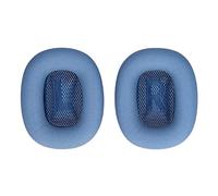 Replacement Ear Pads for IOS Earbuds Max, Headphones Ear Cushions, Skin Friendly Protein Leather with Slow Rebound Sponge, Enhanced Bass Performance Earphone Sleeve with Magnetic A (Blue)