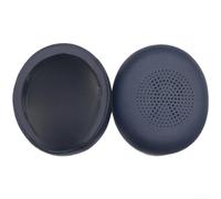 Replacement Ear Pads for Jabra Evolve2 65 for elite 45h - Soft Protein Leather Cushions with Memory Foam - Noise Isolation Covers for UC for ms Headsets - Black 100x25mm(D)