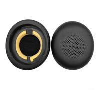 Replacement Ear Pads for Jabra for elite 45h Evolve2 65 UC - Thickened Memory Foam Earpads for Extreme Comfort - Soft On-Ear Headset Cushions 100x25mm(B)
